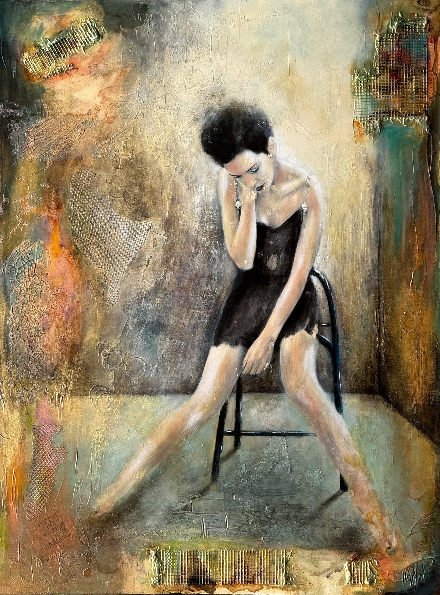 Lady Maude Don't be like the rest of them 48"x36"