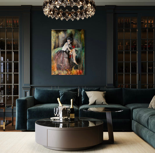 Lady Gabrielle II ,   I refuse to be ordinary 48"x36"