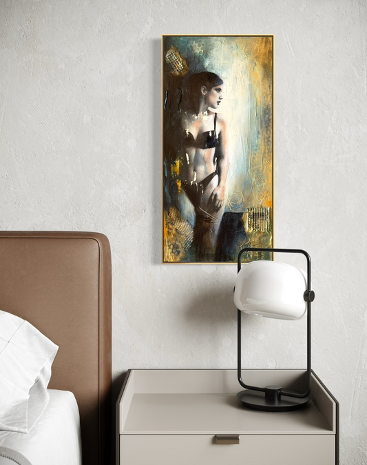 Lady Yasmin III  Don't be eye candy Be soul food  24"x12"