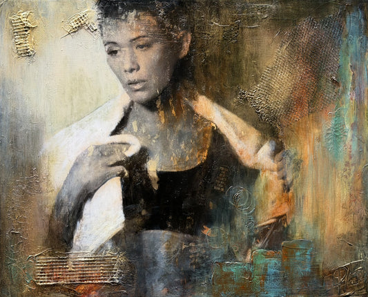 Lady Billy - You are the best project you will ever work on 24"x30"