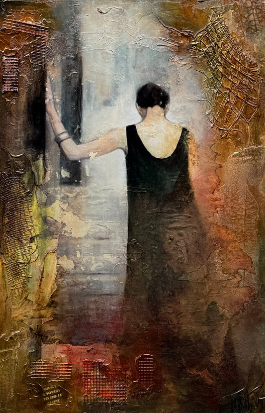 Lady Edith II , Trust the process 36''x24''