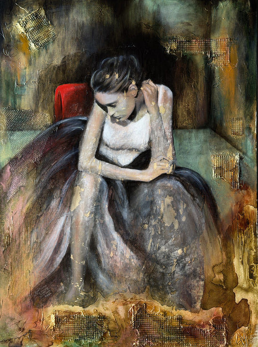 Lady Gabrielle I  Don't listen to the crowd  Listen to your soul 48"x36"