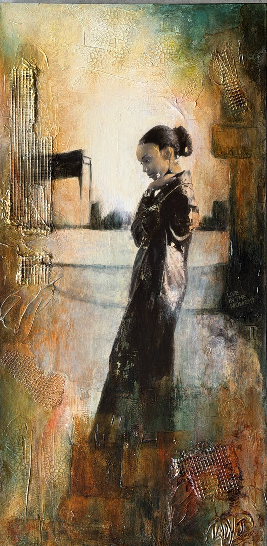 Lady Terry Live in the moment  40"x20"